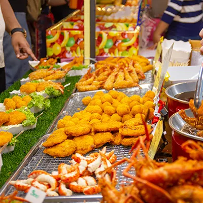 La cuisine de rue spontanee